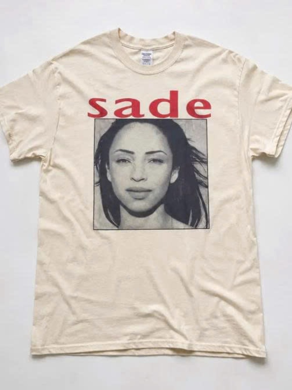Sade Cream Graphic Tee - Classic Band-Inspired Women’s Top